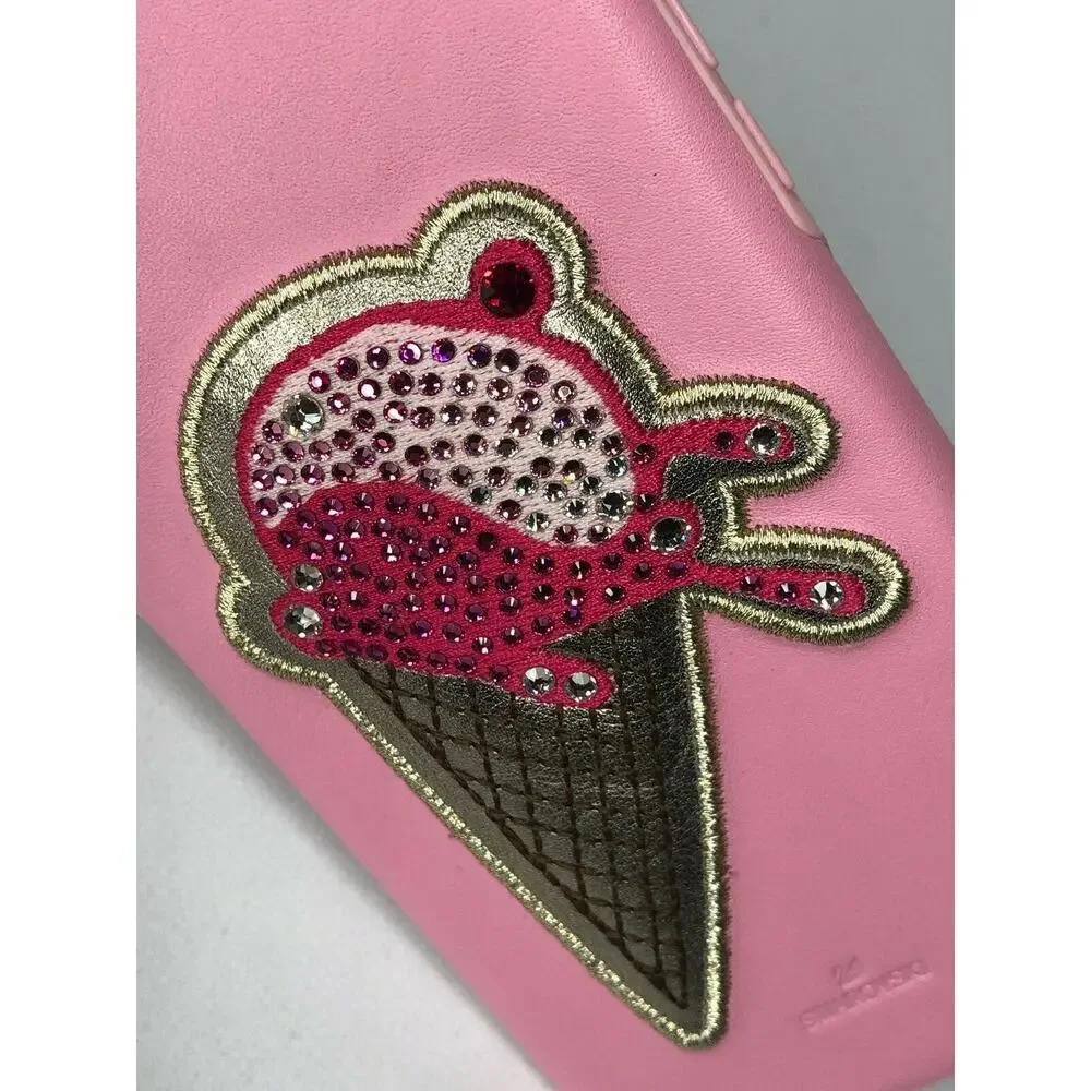 Swarovski Ice Cream  iPhone XS / X Case pink